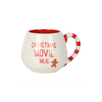 Christmas Gingerbread Man Mug - Candy Cane Ceramic Mug