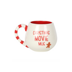Christmas Gingerbread Man Mug - Candy Cane Ceramic Mug