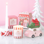Pink Peppermint Scented Candle