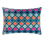 Geometric Diamond Patterned Cushion