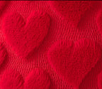 Red Valentine’s Heart Soft Textured Cushion Covers