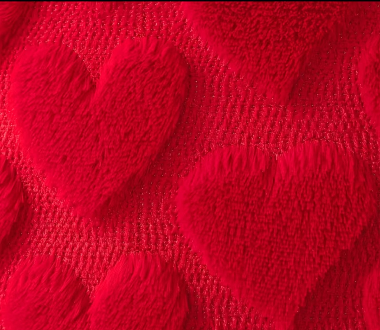 Red Valentine’s Heart Soft Textured Cushion Covers