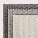 Textured Patterned Cushion Cover | Light Grey Soft Pillow 45x45cm