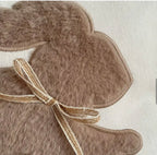Easter Bunny Cream Appliquéd Detailing Cushion Covers