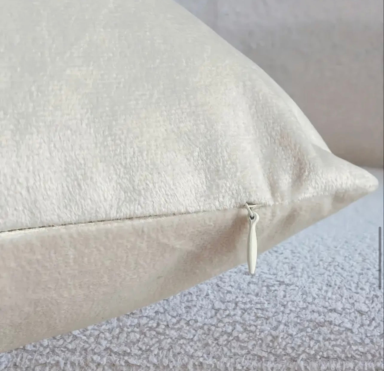 Easter Bunny Cream Appliquéd Detailing Cushion Covers