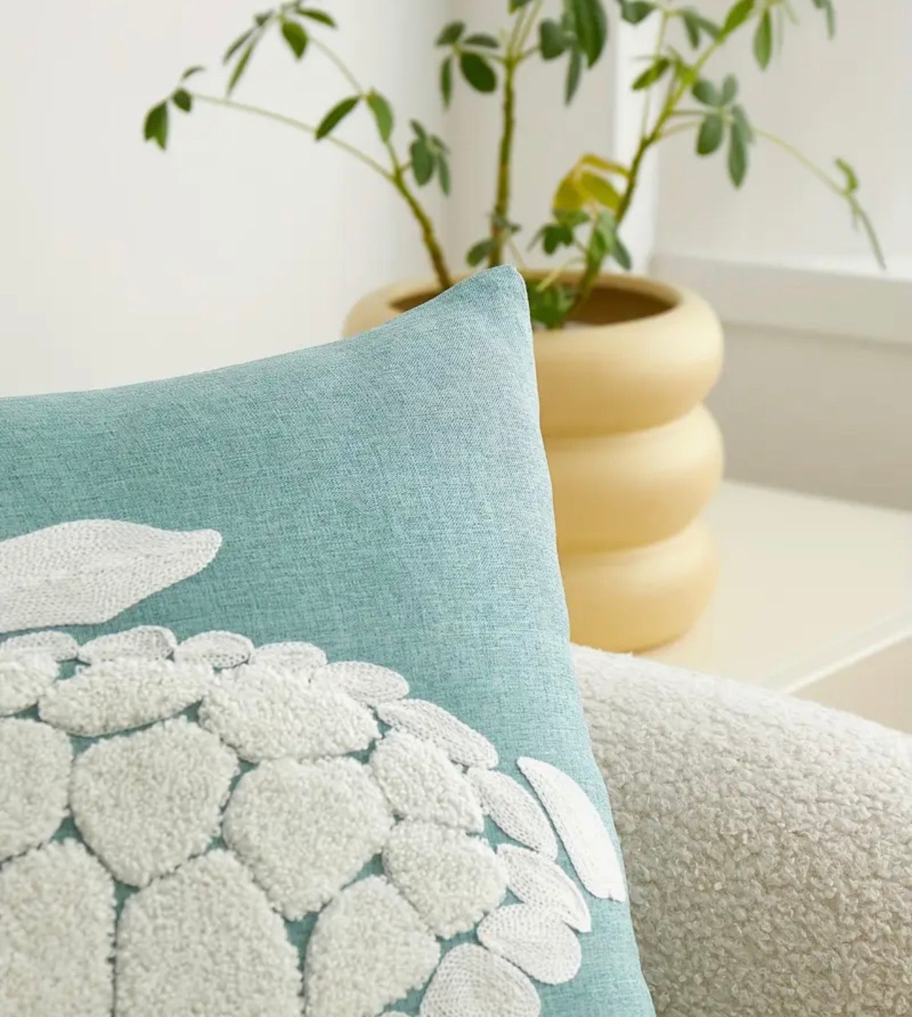 Sea Turtle Cushion Cover | Sea Green Coastal Ocean Animal Throw Pillow 45 x 45cm
