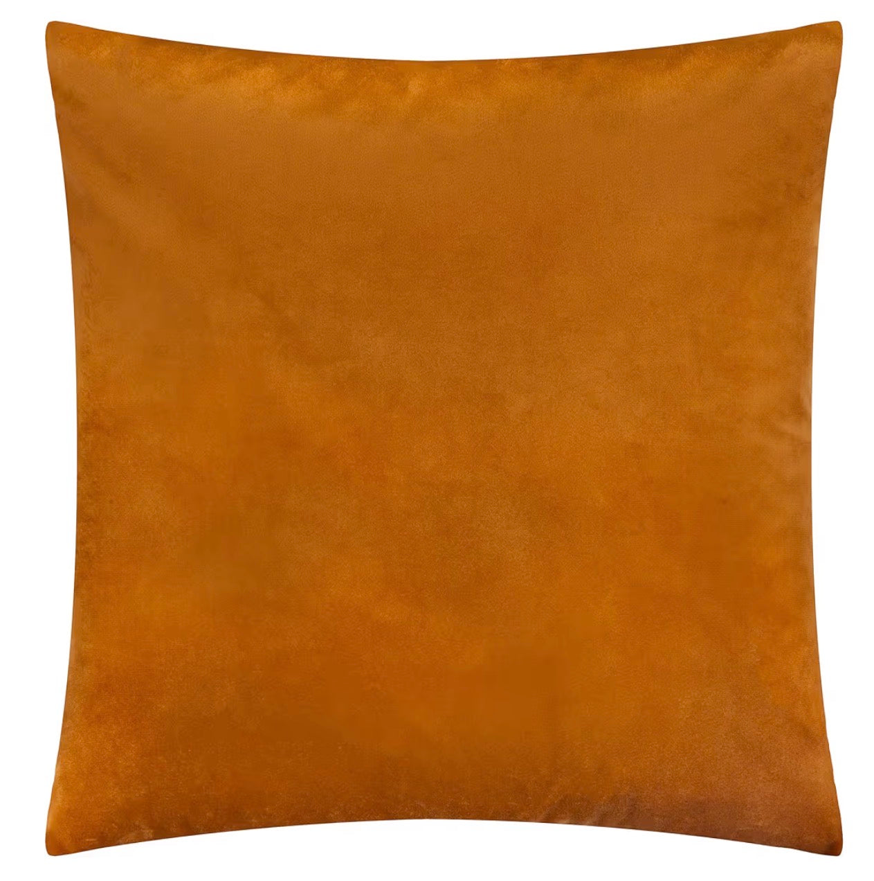 Geometric Velvet Cushion Cover | Ginger & Green Prism Pattern 45x45cm