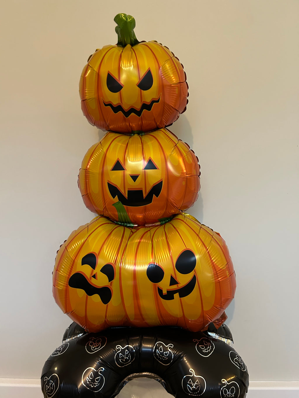 Large Personalised Happy Halloween Pumpkin Stack Trick Treat Box