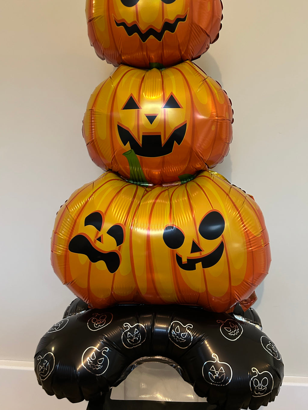 Large Personalised Happy Halloween Pumpkin Stack Trick Treat Box