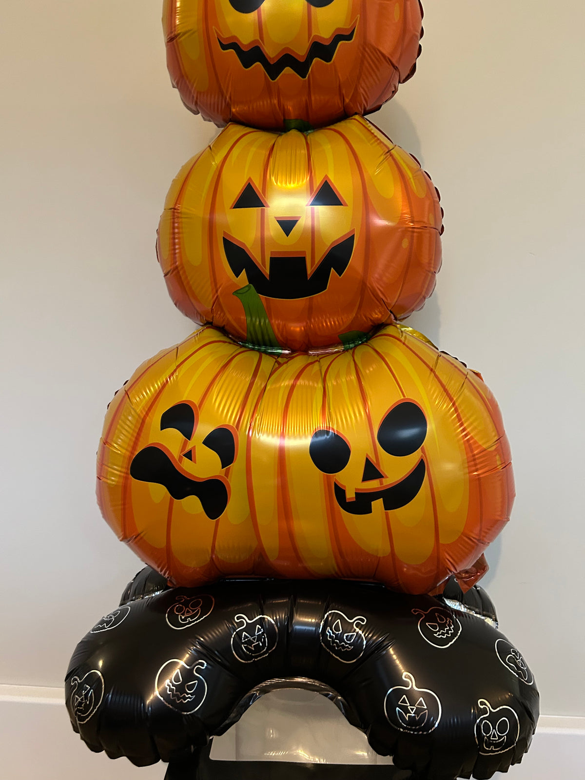 Large Personalised Happy Halloween Pumpkin Stack Trick Treat Box