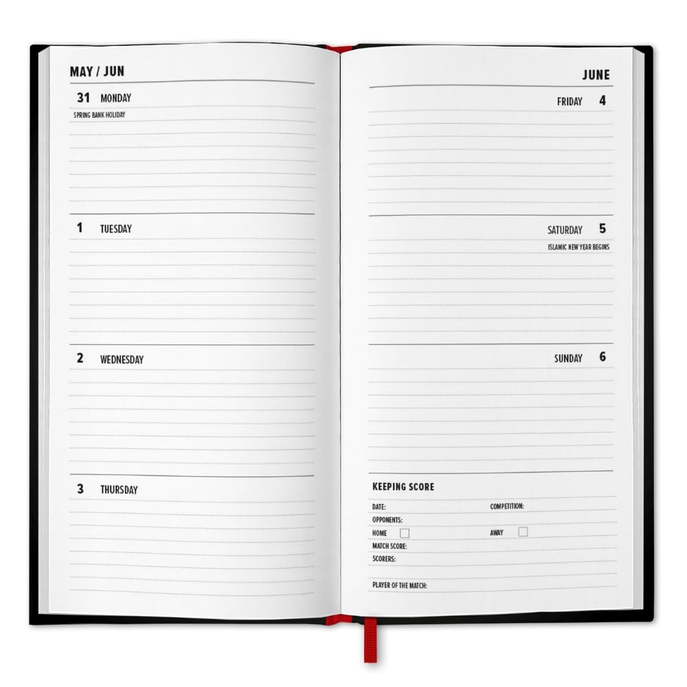 Manchester United FC Slim Week to View Diary 2027