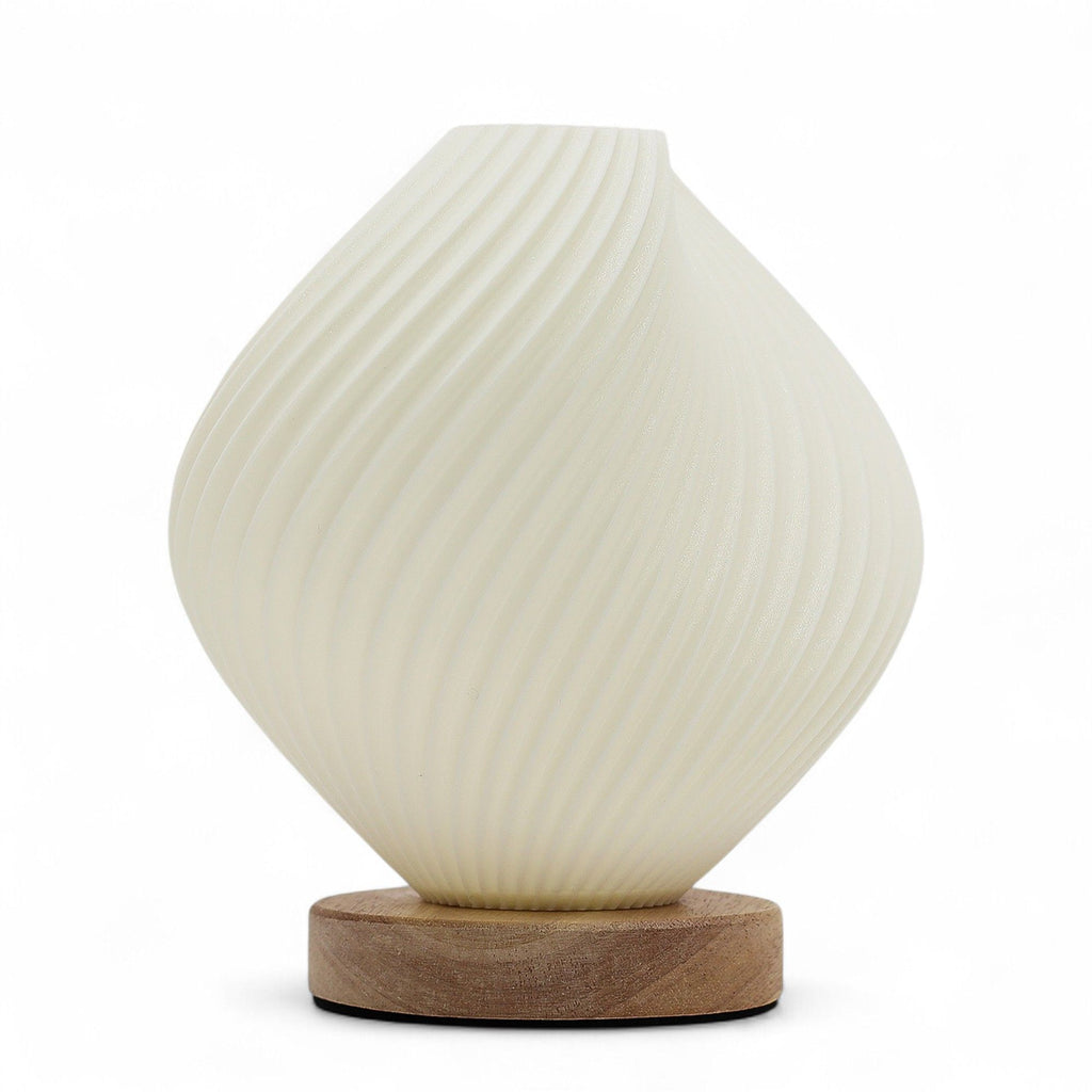 New Wave Shell Twisted Lamp - USB Powered with 3 Settings