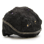 Purple Calcite Crystal Geode - Black Purple Decorative Display