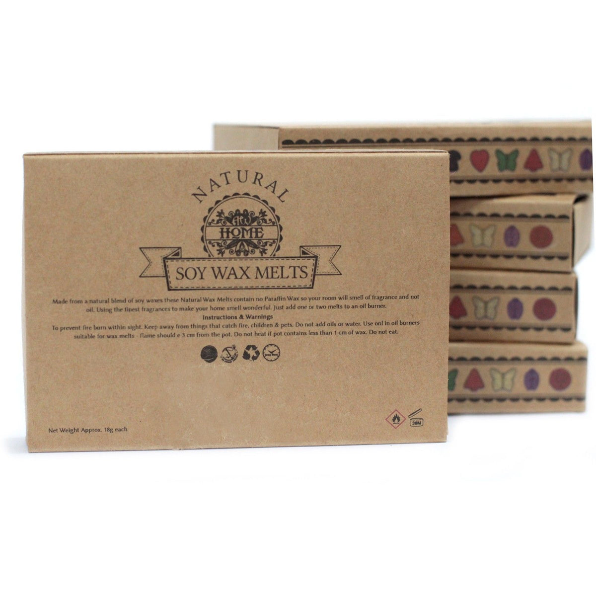 Box of 6 Soy Flower Wax Melts - Lavender Fields