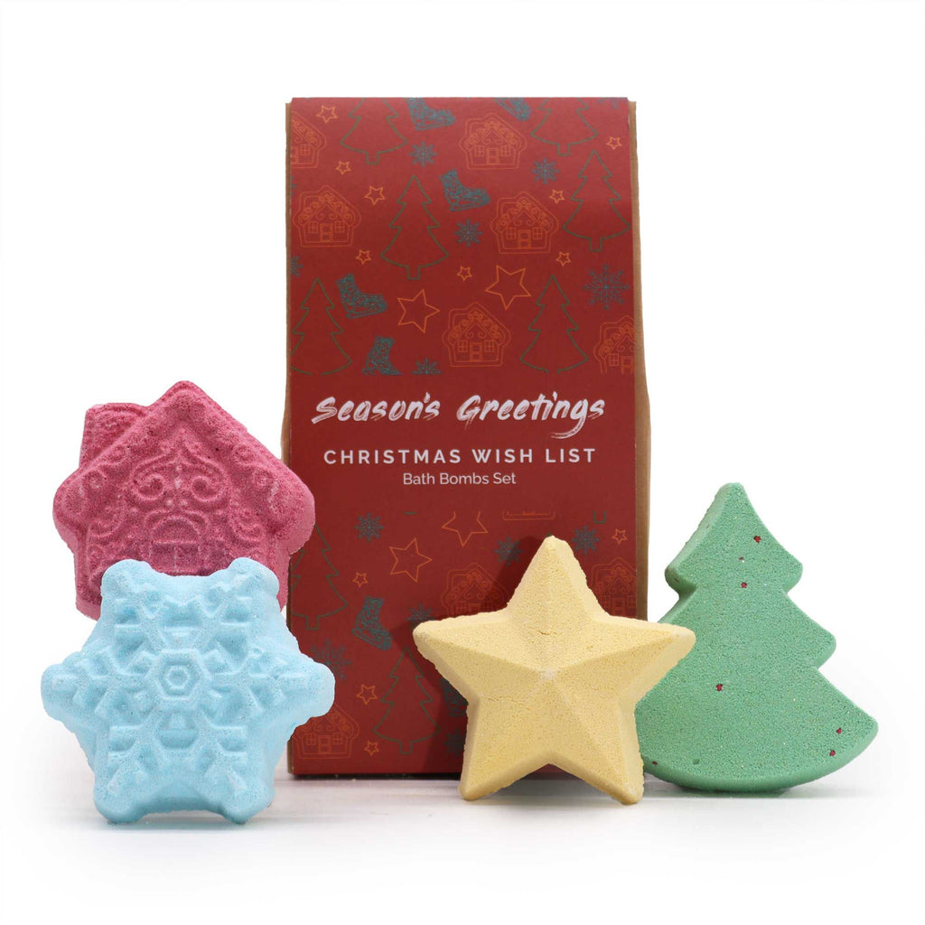 Christmas Wish List Christmas Bath Bomb Gift Pack - 450g