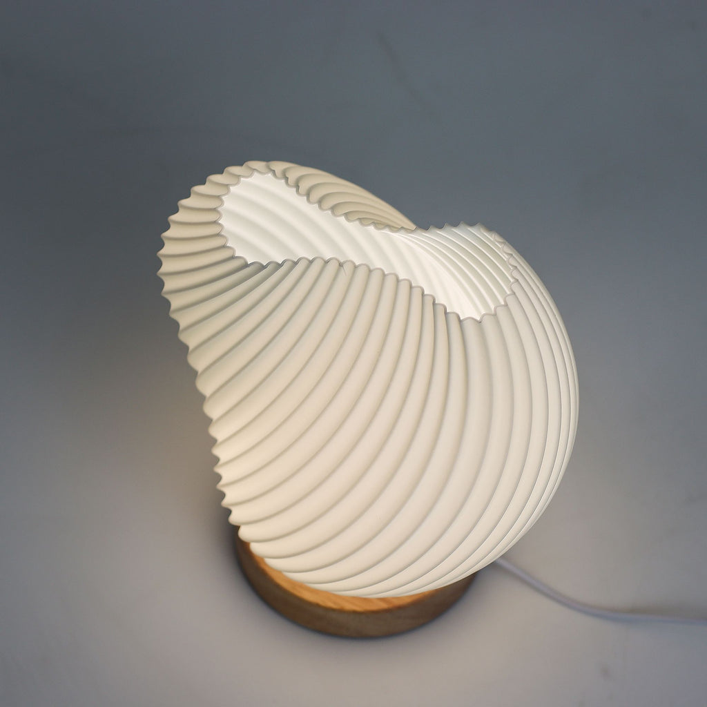 New Wave Shell Twisted Lamp - USB Powered with 3 Settings