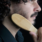 Natural Bamboo Beard Brush - Boar Bristle Men's Grooming Brush