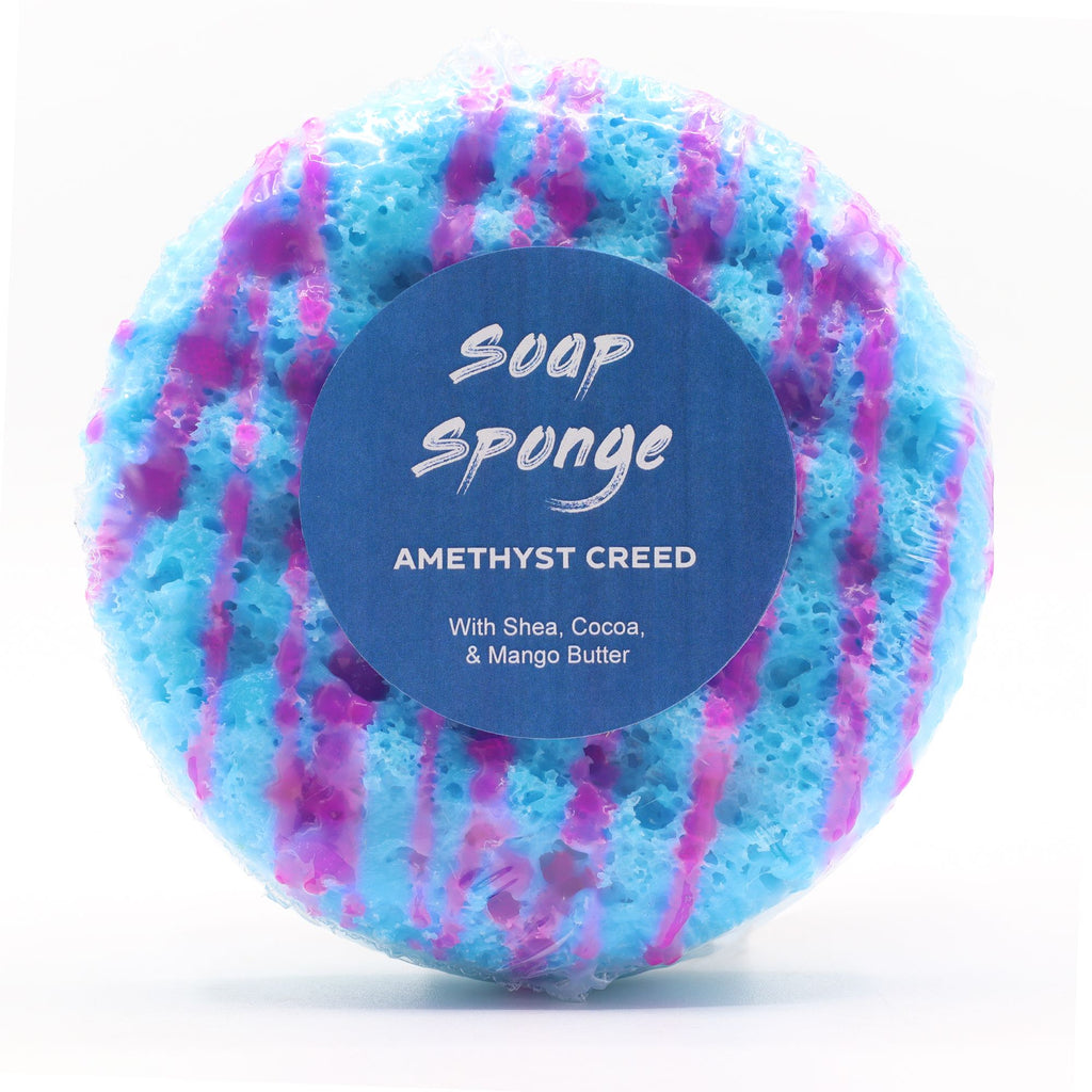 Butter Bubble Soap Sponge  - Amethyst Creed