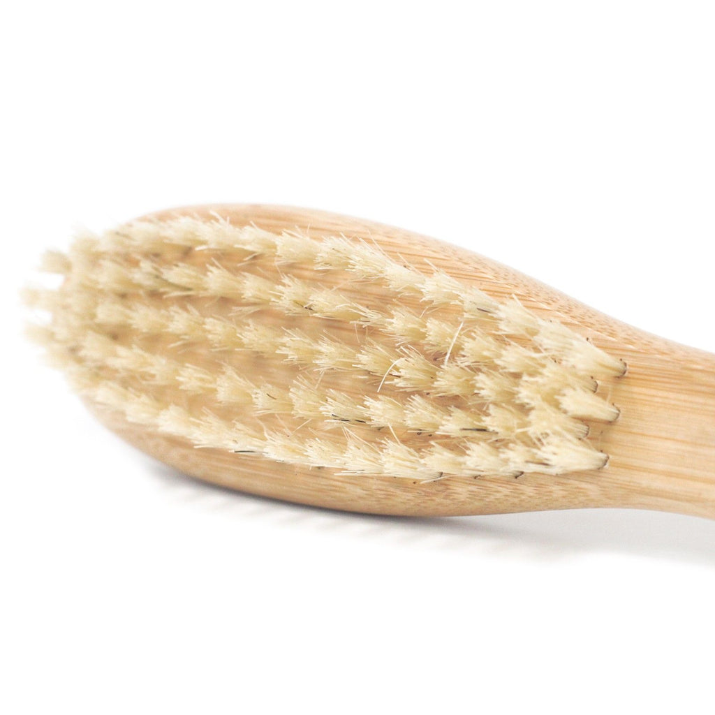 Natural Bamboo Beard Brush - Boar Bristle Men's Grooming Brush