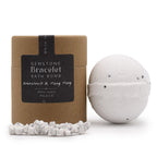 White Jasper Gem Bracelet Bath Bomb Gift Set - 70g
