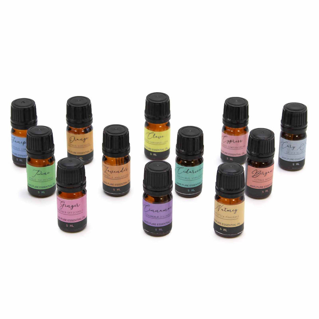 Aromatherapy Essential Oil Set Autumn Scents
