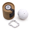 White Jasper Gem Bracelet Bath Bomb Gift Set - 70g