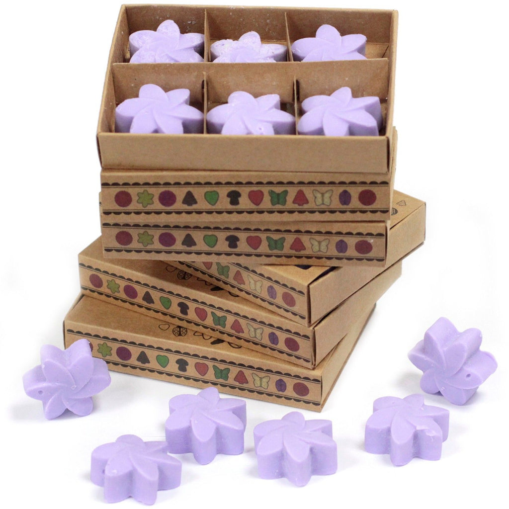 Box of 6 Soy Flower Wax Melts - Lavender Fields