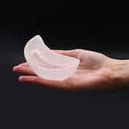 Selenite Cresent Moon Bowl - Crystal and Trinket Dish - 10cm