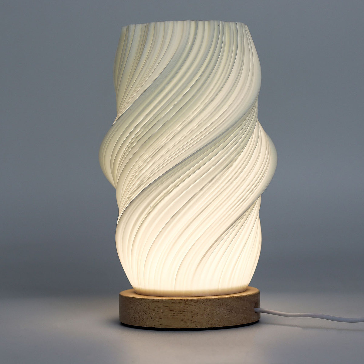 New Wave Cloud Twisted Lamp - USB Powered with 3 Settings
