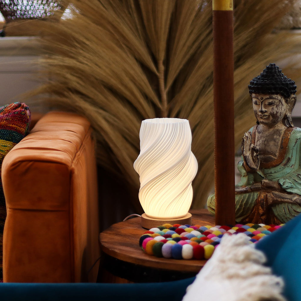 New Wave Cloud Twisted Lamp - USB Powered with 3 Settings