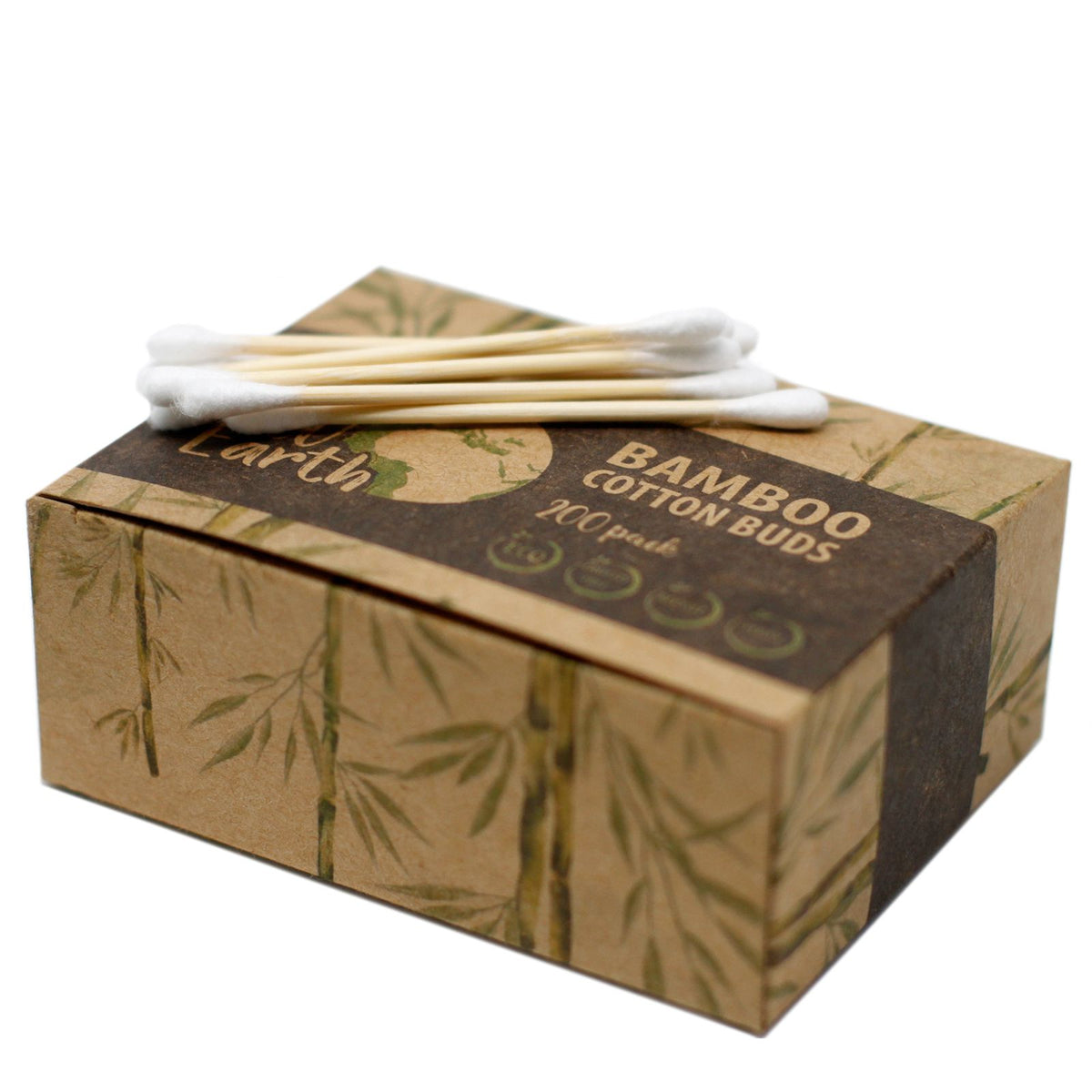 Box of 200 Bamboo Cotton Buds - Biodegradable