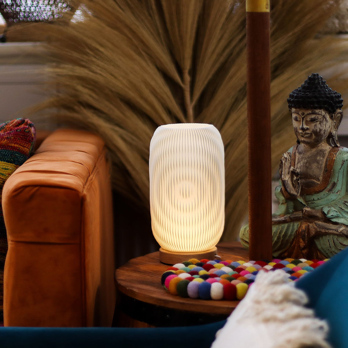 Modern New Wave Lamp - USB Powered with 3 Settings