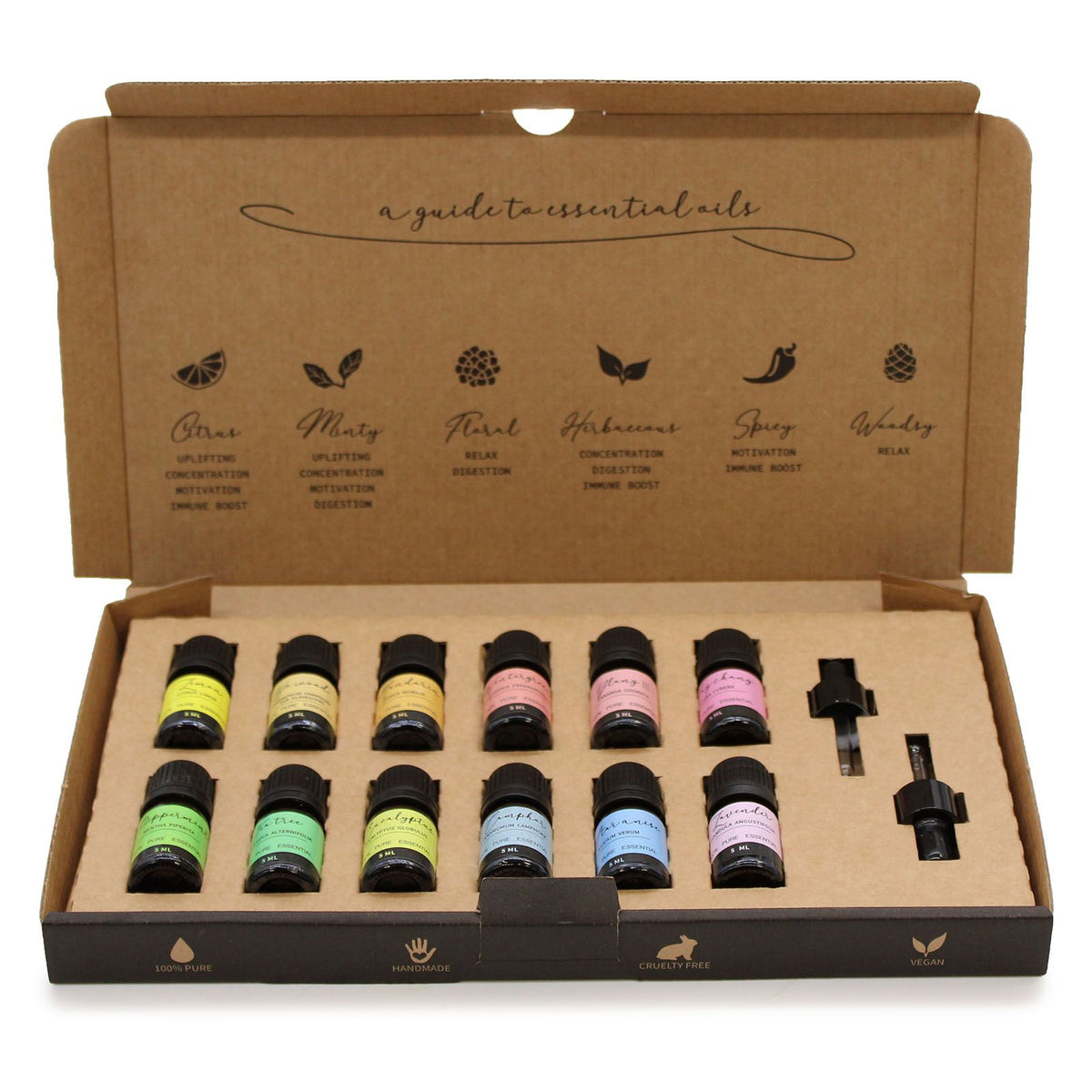 Aromatherapy Essential Oil Set Starter Pack