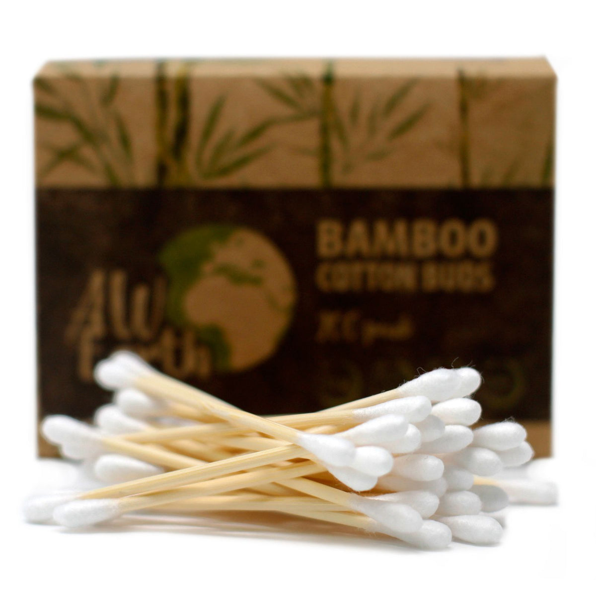 Box of 200 Bamboo Cotton Buds - Biodegradable
