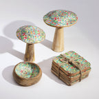 WoodenMushroom Mediterranean Tile Pattern Top - 20cm